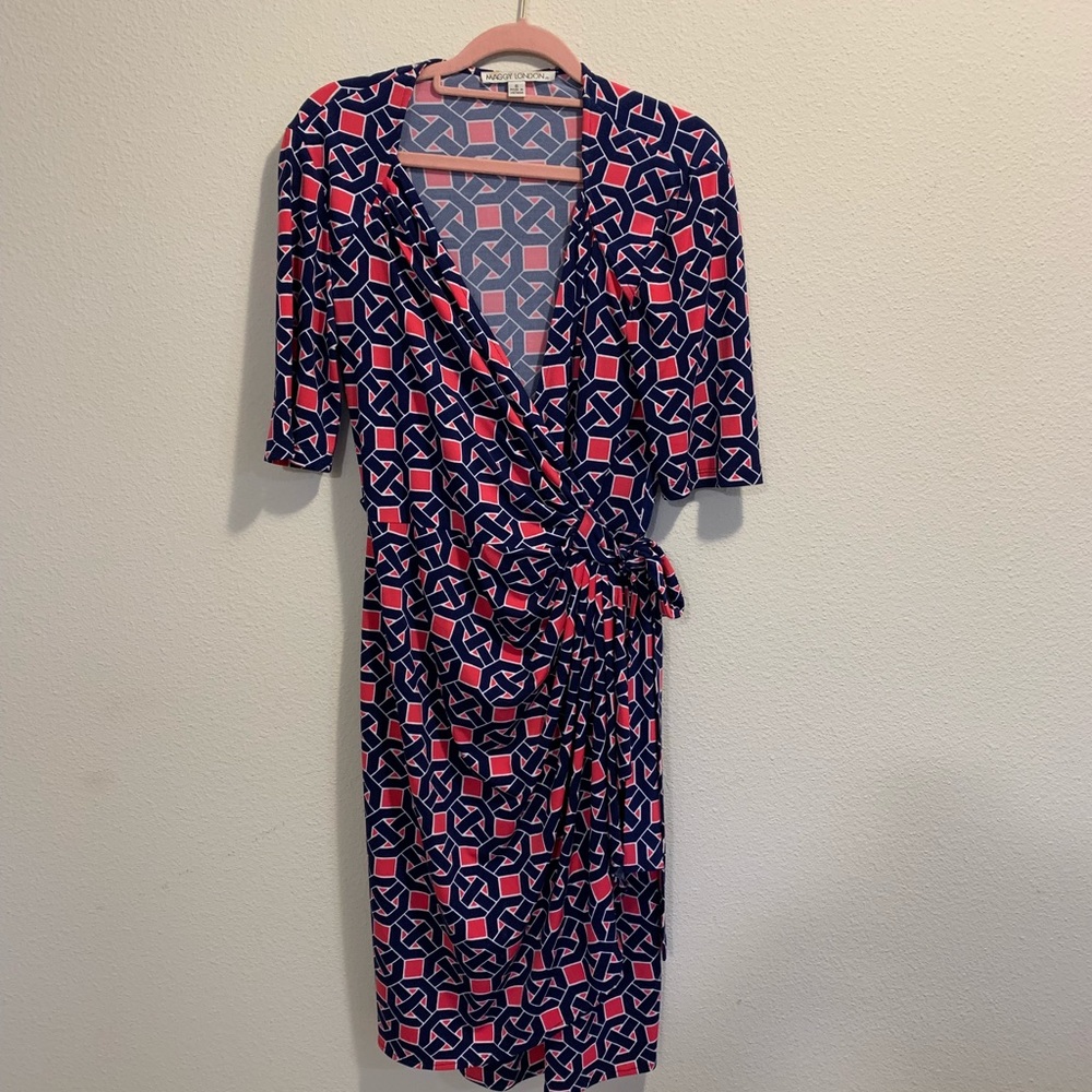 Maggie London wrap dress